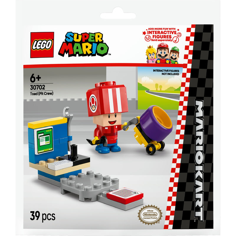Lego Super Mario - Mario Kart - Rospo (pit stop) giocattolo da costruzione (30702)
