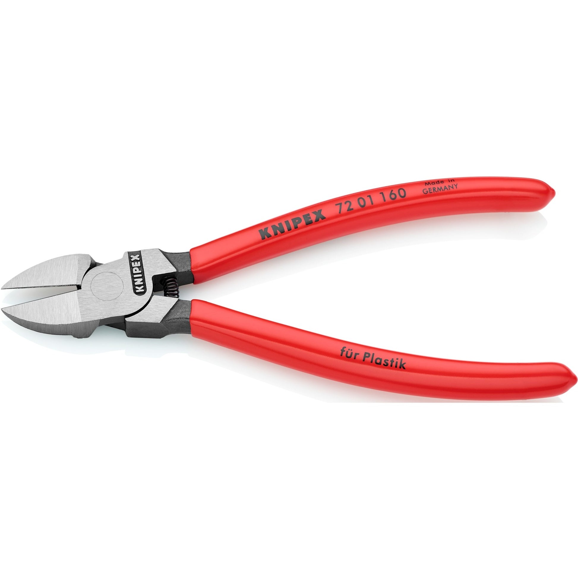 Pinza Knipex a taglio laterale per plastica | rivestito in plastica | 160mm-7201160
