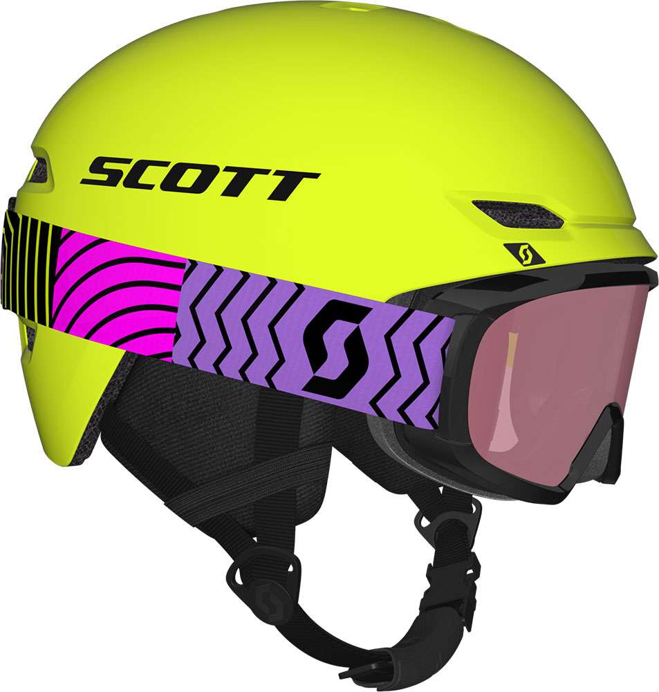 Casco Scott Keeper 2 + Witty Google - set per bambini