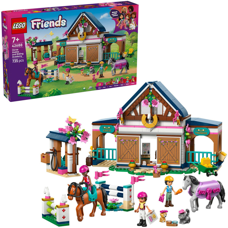 Lego friends - paardenstal en manege constructiespeelgoed (42688)