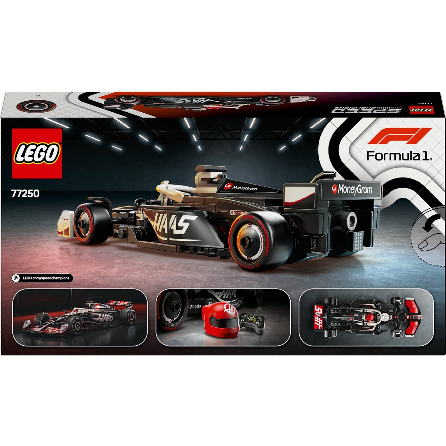 LEGO Speed ​​Champions 77250 MoneyGram Haas F1 Team VF-24 Racing Car