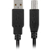 Sharkoon usb-a 2.0 > usb-b kabel (zwart, 3 meter)