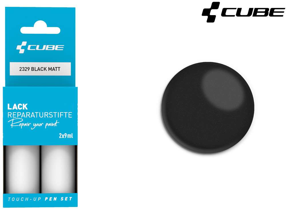 Set di penne per ritocchi Cube nero opaco