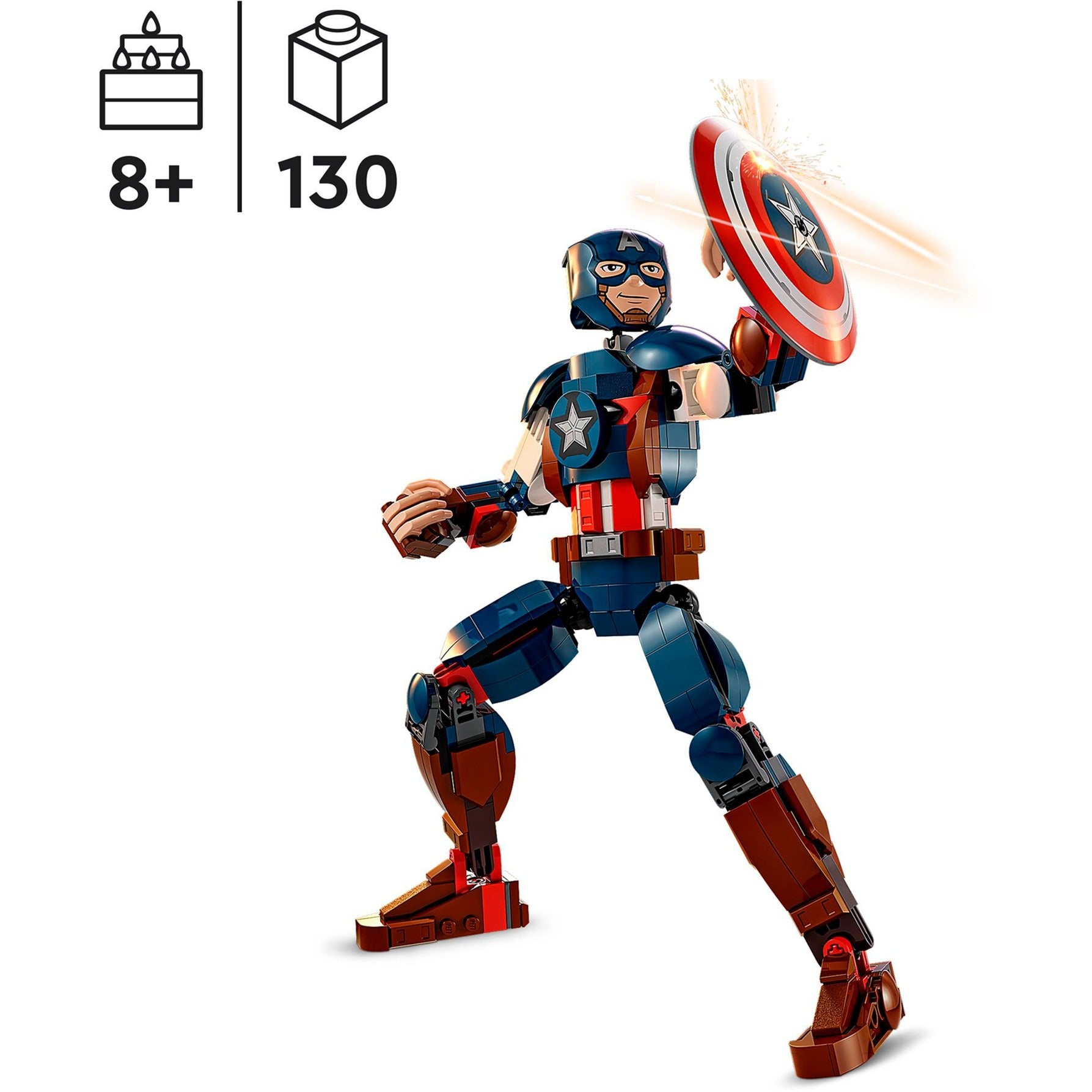 LEGO LEGO Super Heroes 76258 Capitán América Figura de construcción