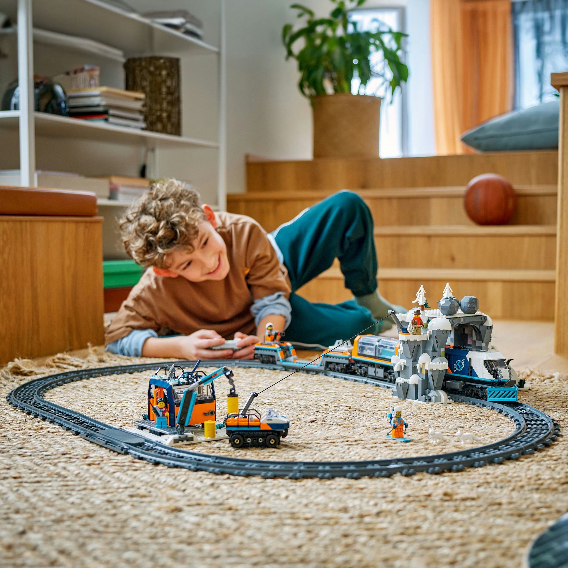 Lego city - onderzoekstrein op de noordpool constructiespeelgoed (60470)