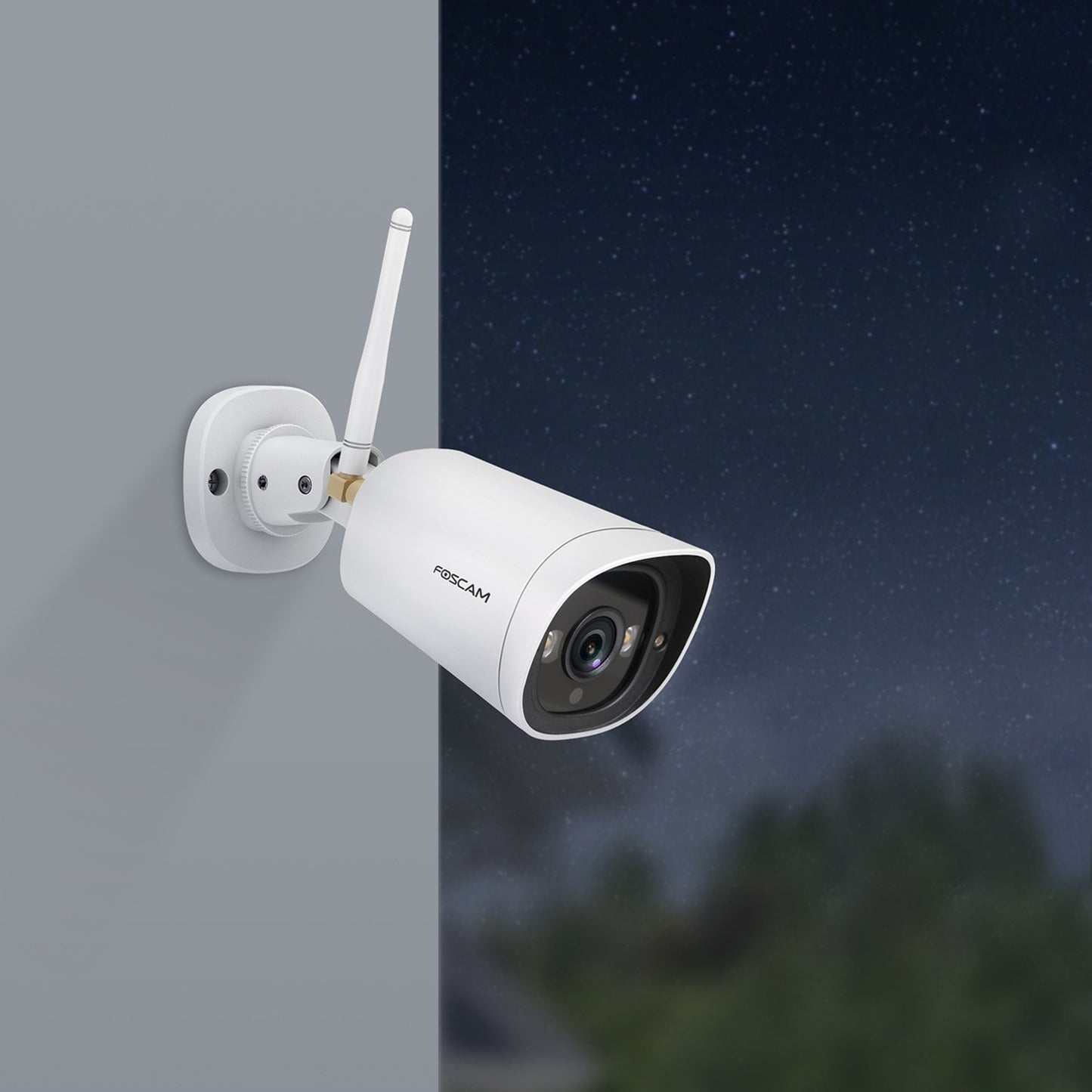 Foscam G4C, 2k Starlight Wifi Cámara de seguridad al aire libre