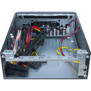 Inter-tech itx mw-02 ii htpc behuizing (zwart | 1x usb-a | 1x usb-c) - afbeelding 5