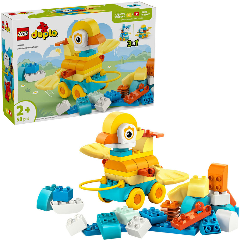 LEGO 10448 Duplo Town 3 en 1 animales sobre ruedas