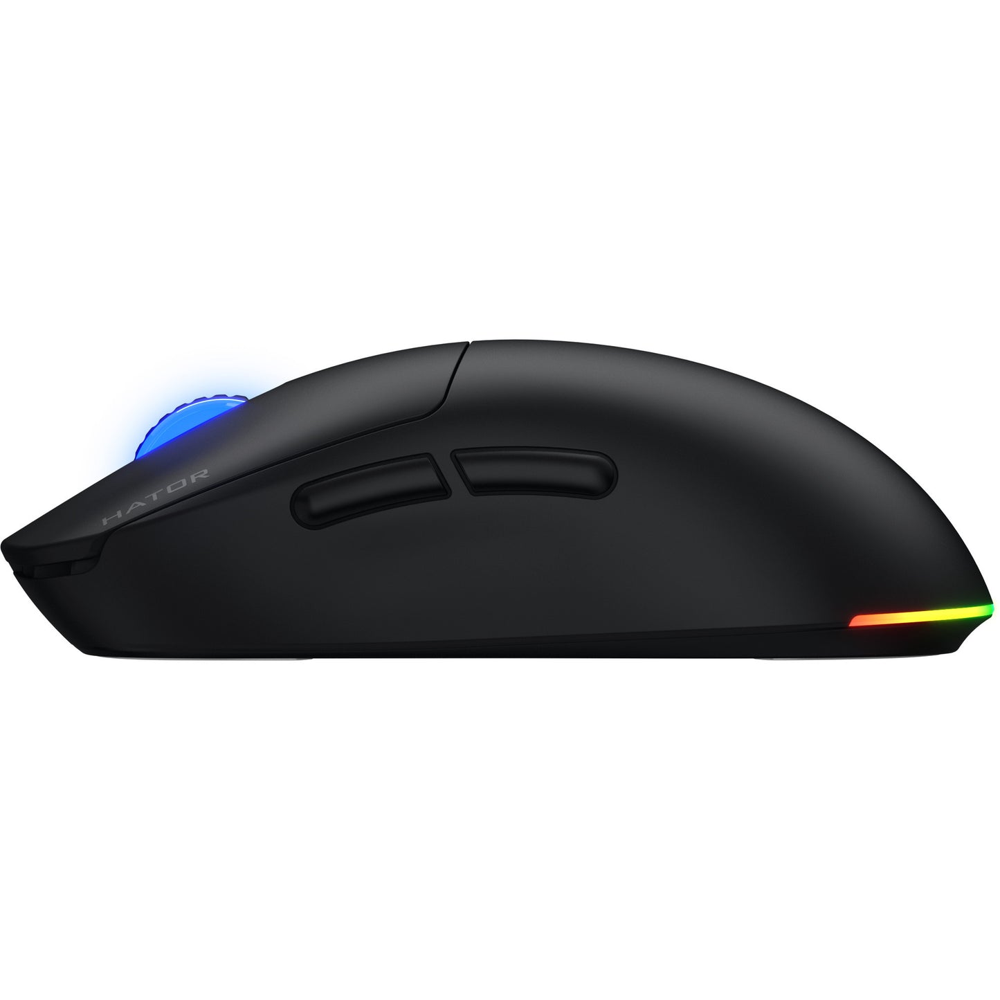 Ratón inalámbrico para juegos Hator Quasar 3 (negro, 400 - 12.000 ppp, RGB, 2,4 GHz Bluetooth 5.1 USB)