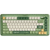 Iqunix zx75 camping wireless mechanical keyboard (groen, us lay-out (qwerty), cherry mx blue, 75%, rgb leds, hot-swappable, double-shot pbt, 2.4ghz | bluetooth 5.1 | usb-c)