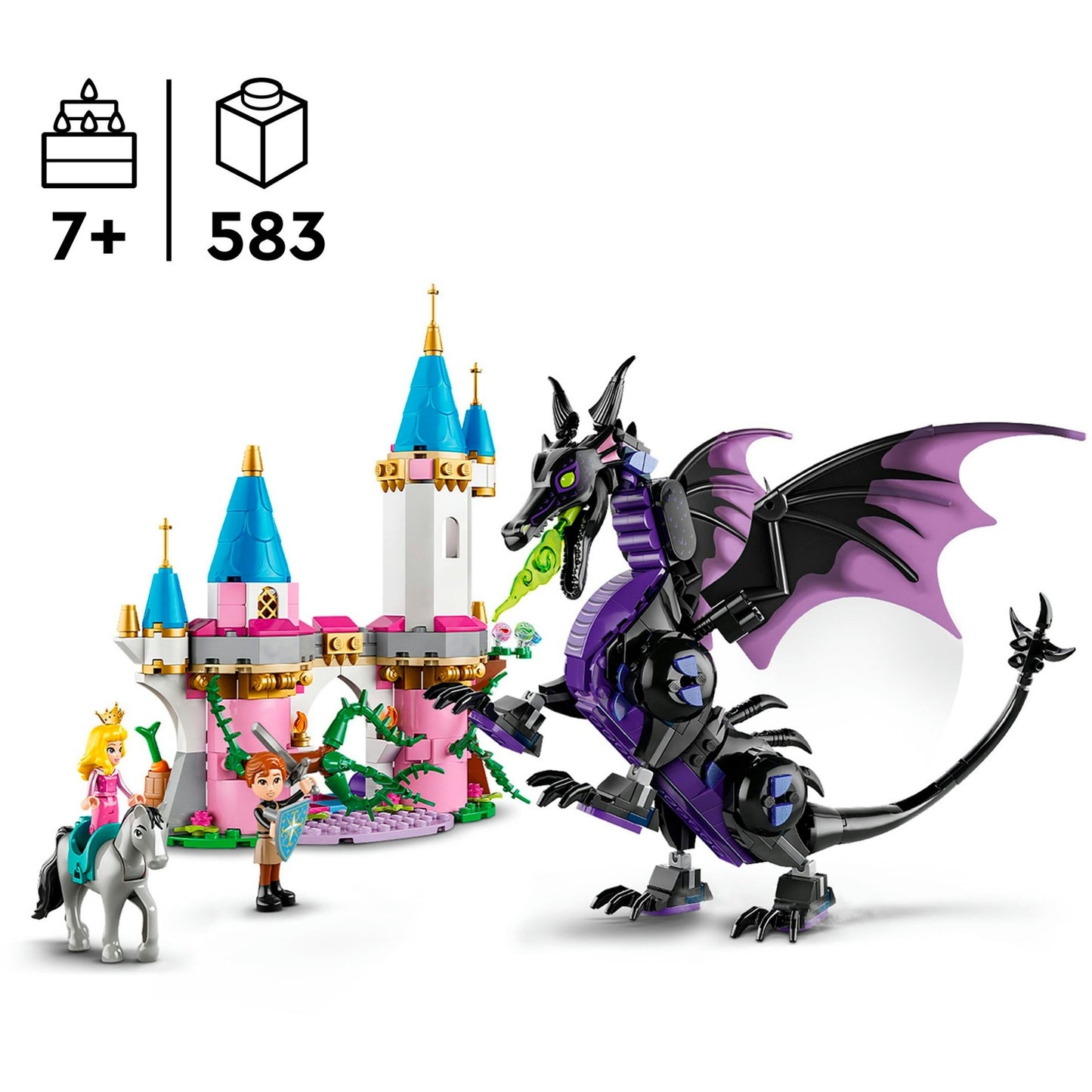 Lego Lego Princess 43240 Maleficent in forma di drago