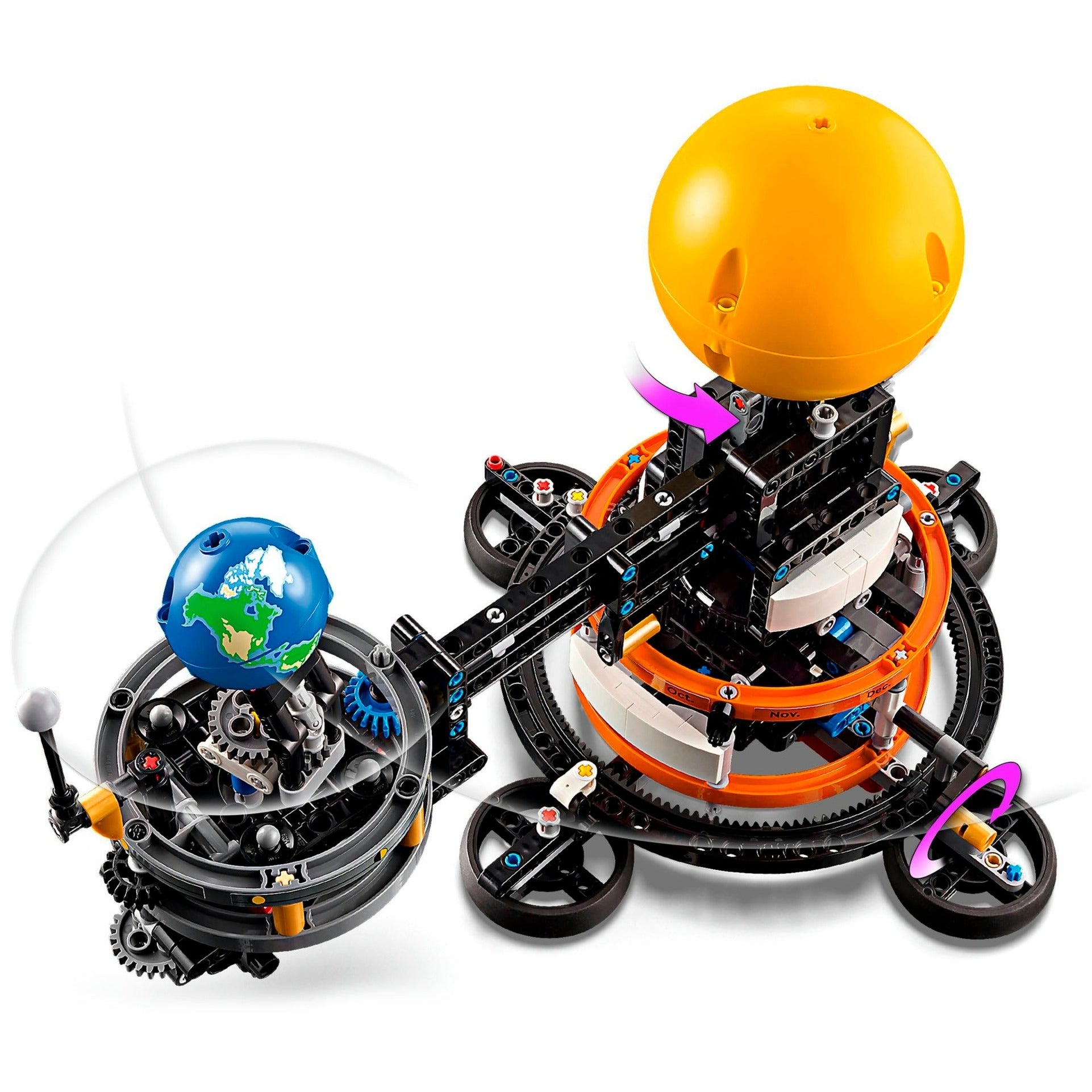 LEGO Technic 42179 Planet Earth y en órbita