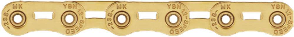 YBN MK120 Road Gravel Cadena de 12 velocidades Pasador de placa hueca con parte superior plana