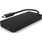 Icy box ib-hub1429-cpd usb-hub (zwart) - afbeelding 2