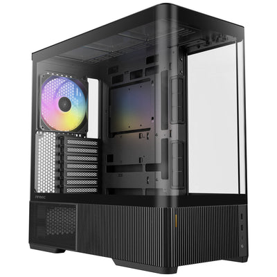 Custodia midi tower Antec c6 curve argb (nera | 2x USB-A | 1x USB-C | vetro temperato)