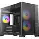 Custodia mini tower Antec Flux M (nera | 1x USB-A | 1x USB-C | vetro temperato)