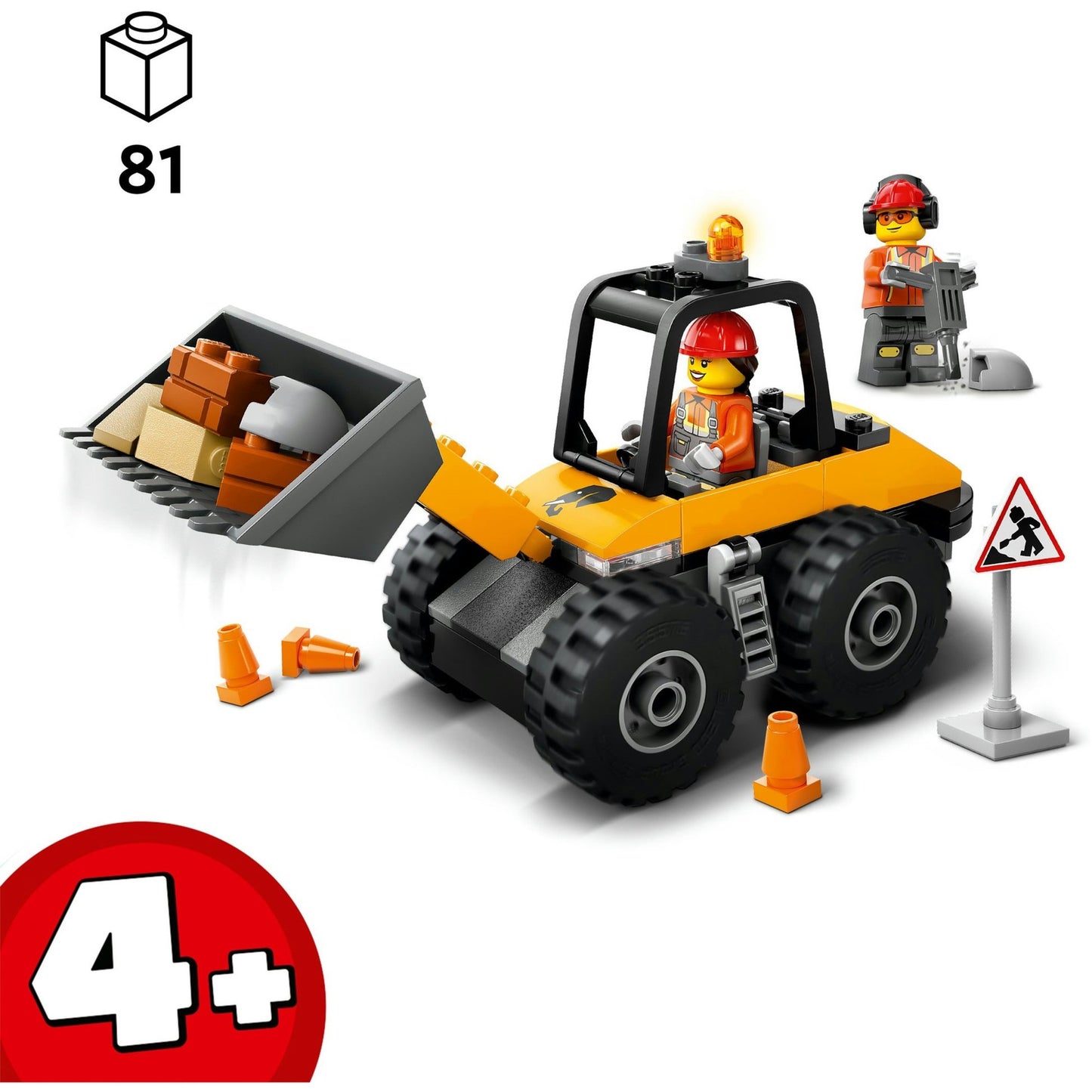 Caricatore di ruote giallo Lego City 60450