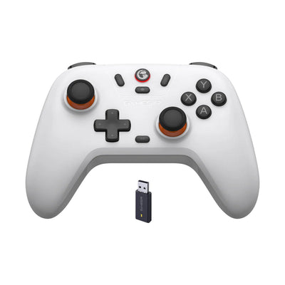 Mando multiplataforma Gamesir Nova Lite (blanco, PC, Steam, Android, iOS, Switch, Bluetooth 2,4 GHz USB)