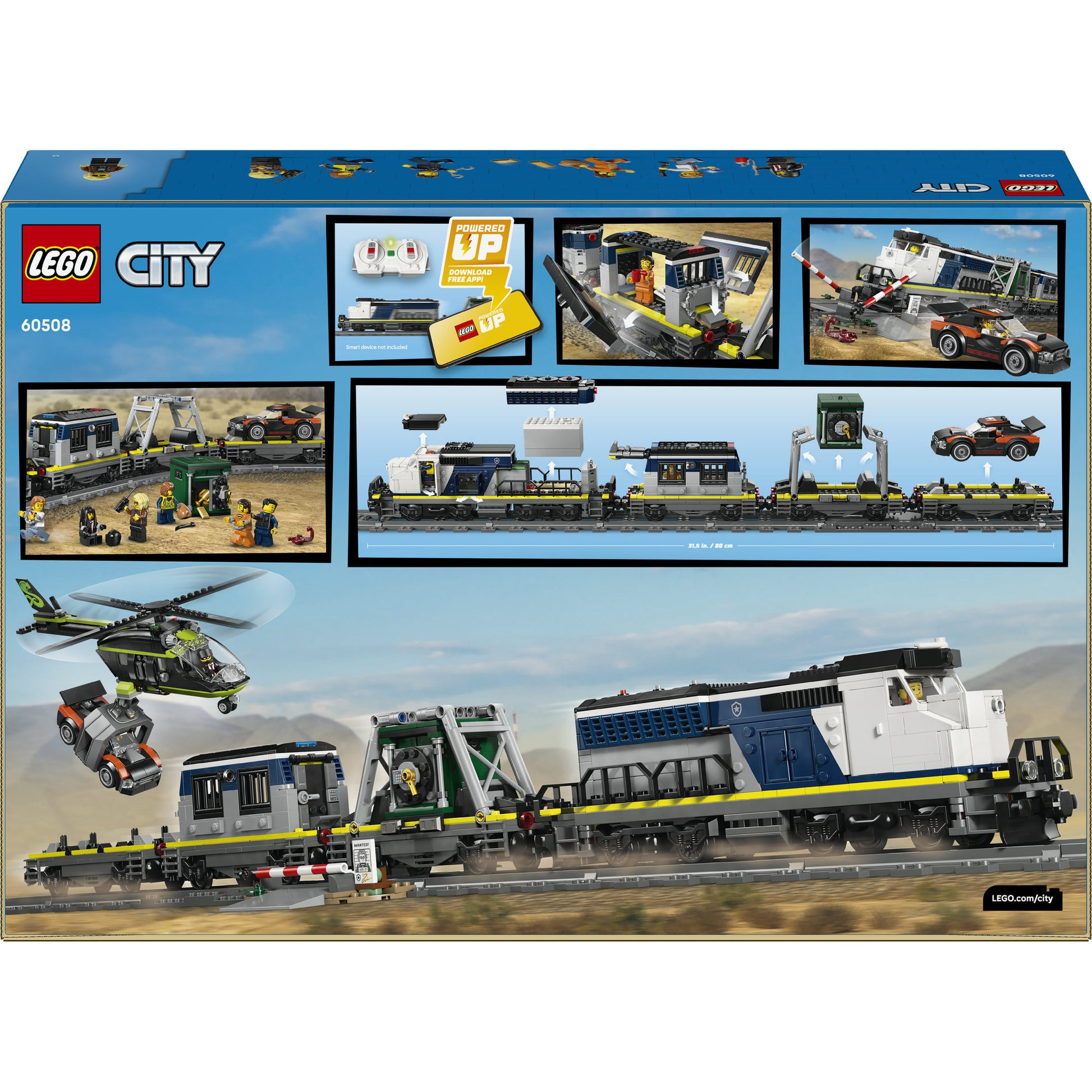 Lego city 60508 overval op politietrein