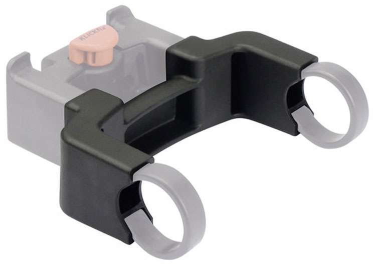 Klickfix Distancia Adaptador Conjunto de ancho de 100 mm Negro