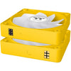 Thermaltake ct120 ex reverse argb sync ventola di raffreddamento per PC bumblebee (pacchetto da 3 ventole) ventole per case (giallo, 3 pezzi, 120 x 120 x 25 mm, pwm)
