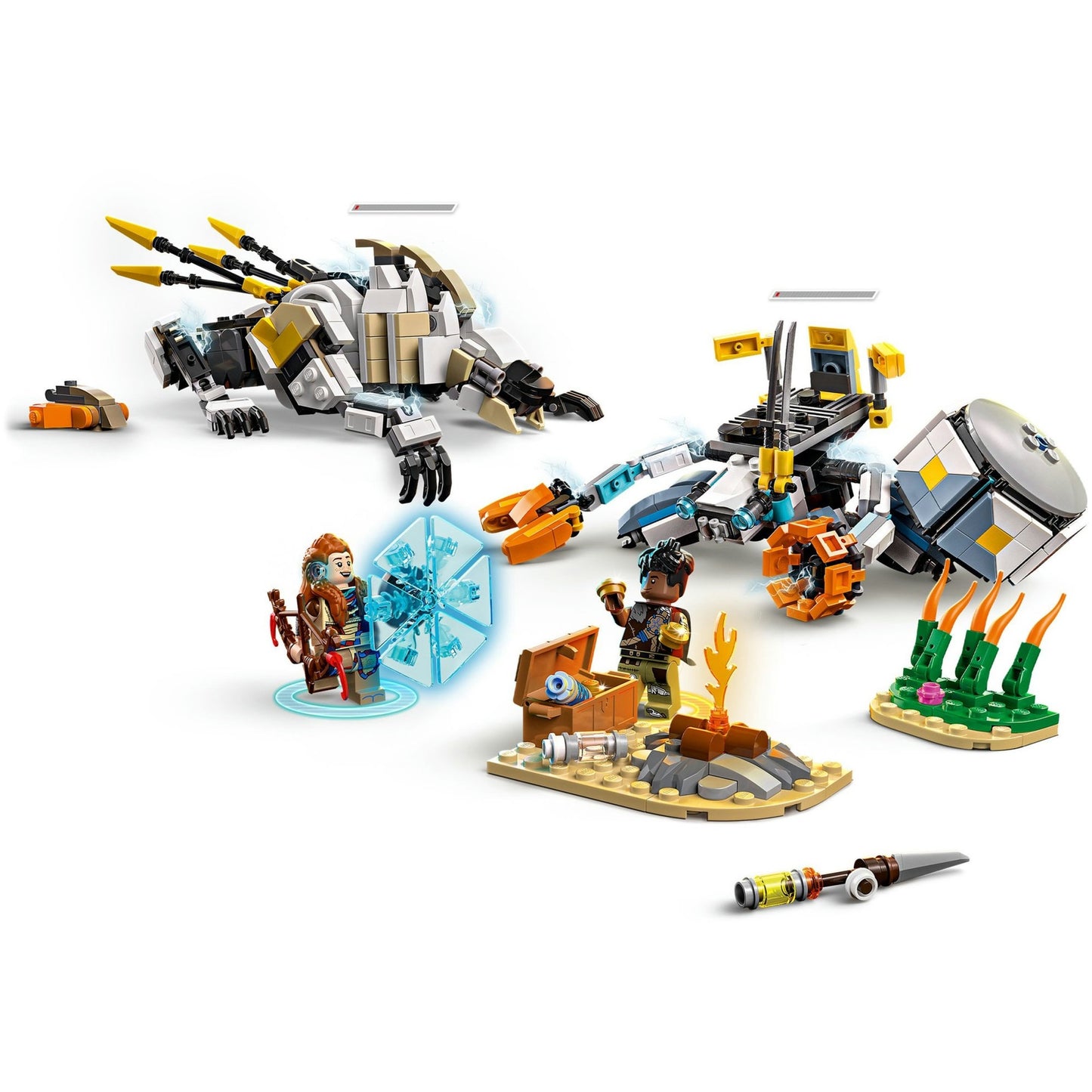 LEGO Horizon 77037 Aloy e Varl vs. Shell-Walker e Sawtooth