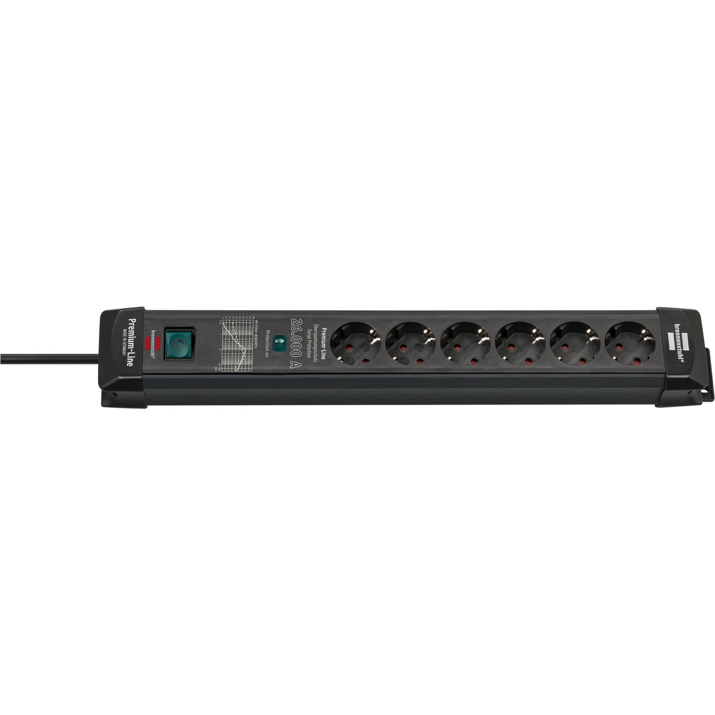 Brennenstuhl Socket de línea premium 6 veces