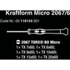 Wera 2067 6 Electronics Torx Bo screwdriver set + R