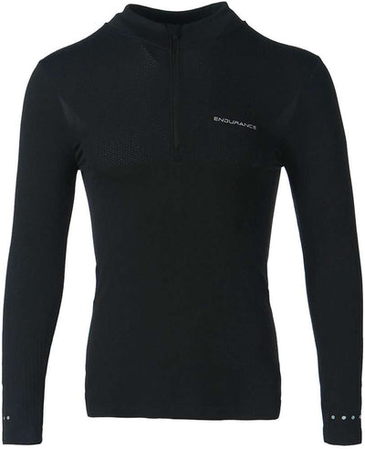 Endurance Jaro strato intermedio senza cuciture: maglia funzionale a maniche lunghe