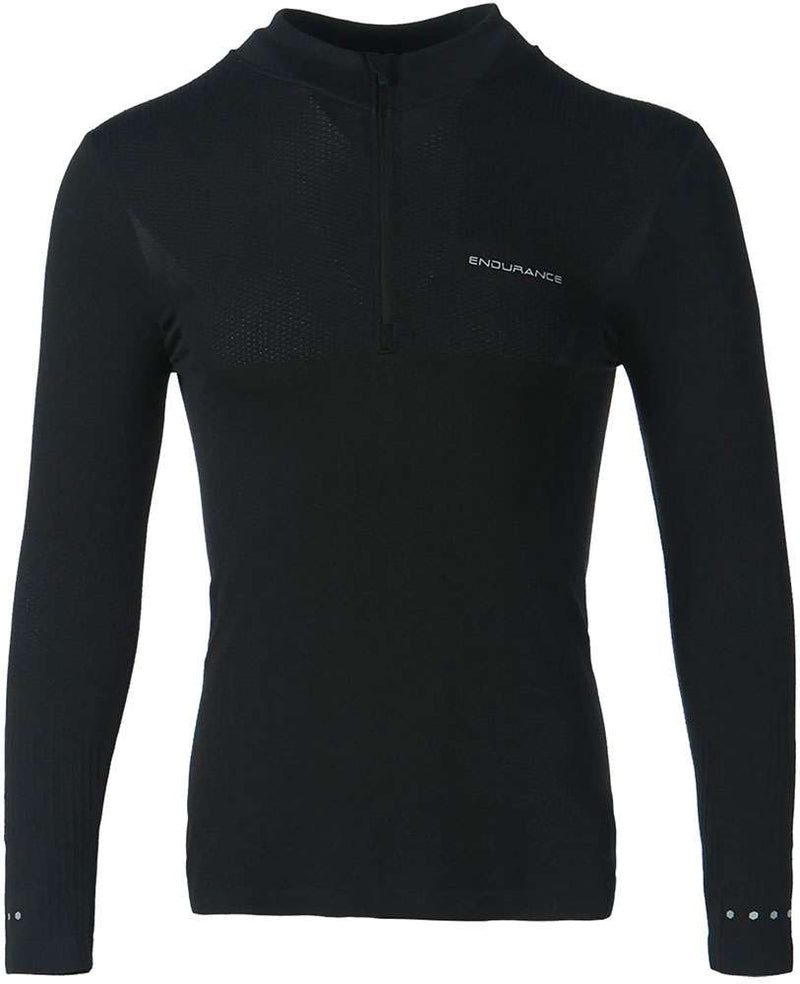 Endurance Jaro strato intermedio senza cuciture: maglia funzionale a maniche lunghe