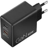 Lenovo dual USB-C (65W) gan (negro, 2x USB-C, suministro de energía)