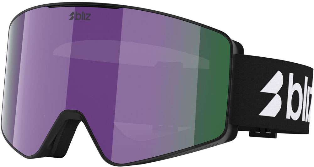 Maschera da sci multiuso Bliz g001 marrone w viola
