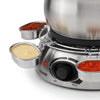 Fondue Tristar fo-1100 (acero inoxidable, 8 personas, 1300 w, apta para aceite, chocolate y queso)