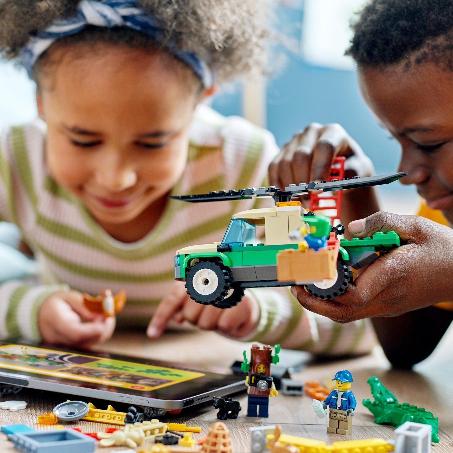 Lego City - Juguete de construcción para misiones de rescate de animales salvajes (60353)