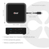 Estación de acoplamiento Club 3D 12-1 USB-C® Quad DisplayLink (negra)