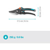 Gardena snoeischaar premiumcut pro fresh wood, bypass (grijs turquoise, 24 mm snoeidiameter)