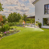 Gardena pipeline-irrigatiesysteem aquaprecise op zonne-energie voor gazon sprinklersysteem (grijs turquoise)