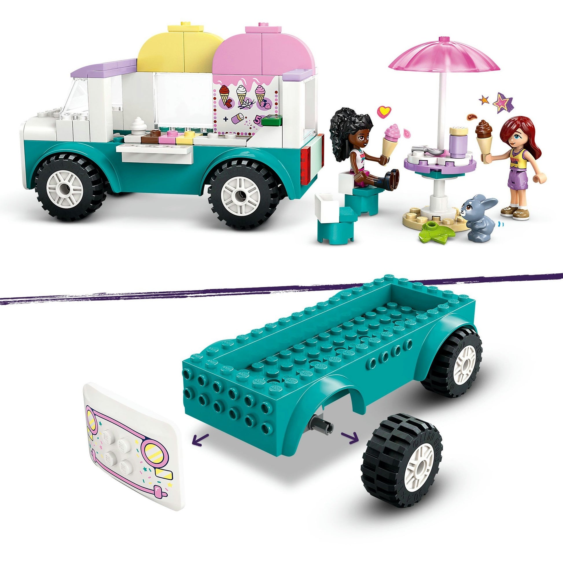 Lego friends heartlake city ijscotruck creatief speelgoed - 42644