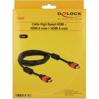 Delock High Speed ​​Hdmi - Hdmi A Male> Hdmi un macho