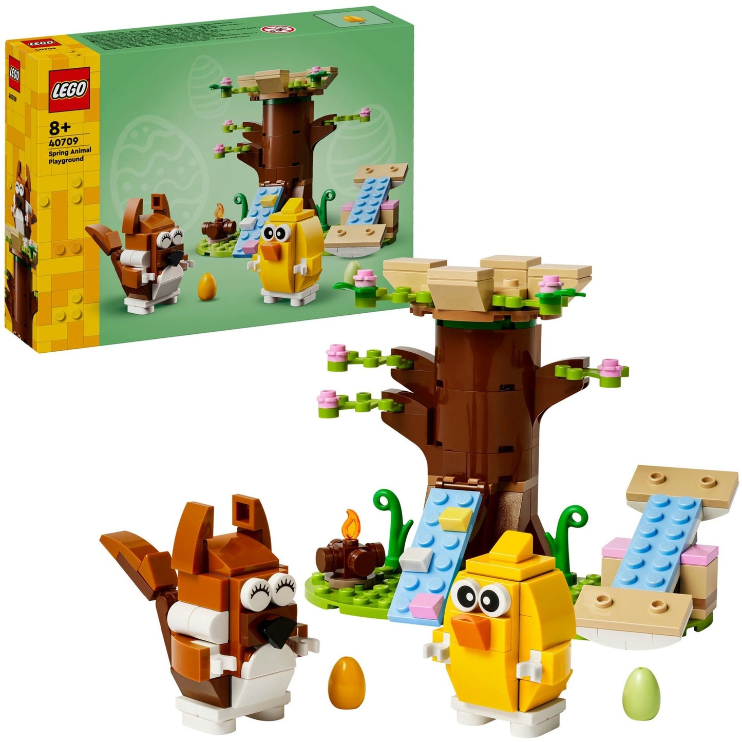Lego Iconic 40709 Animal Play Garden in primavera