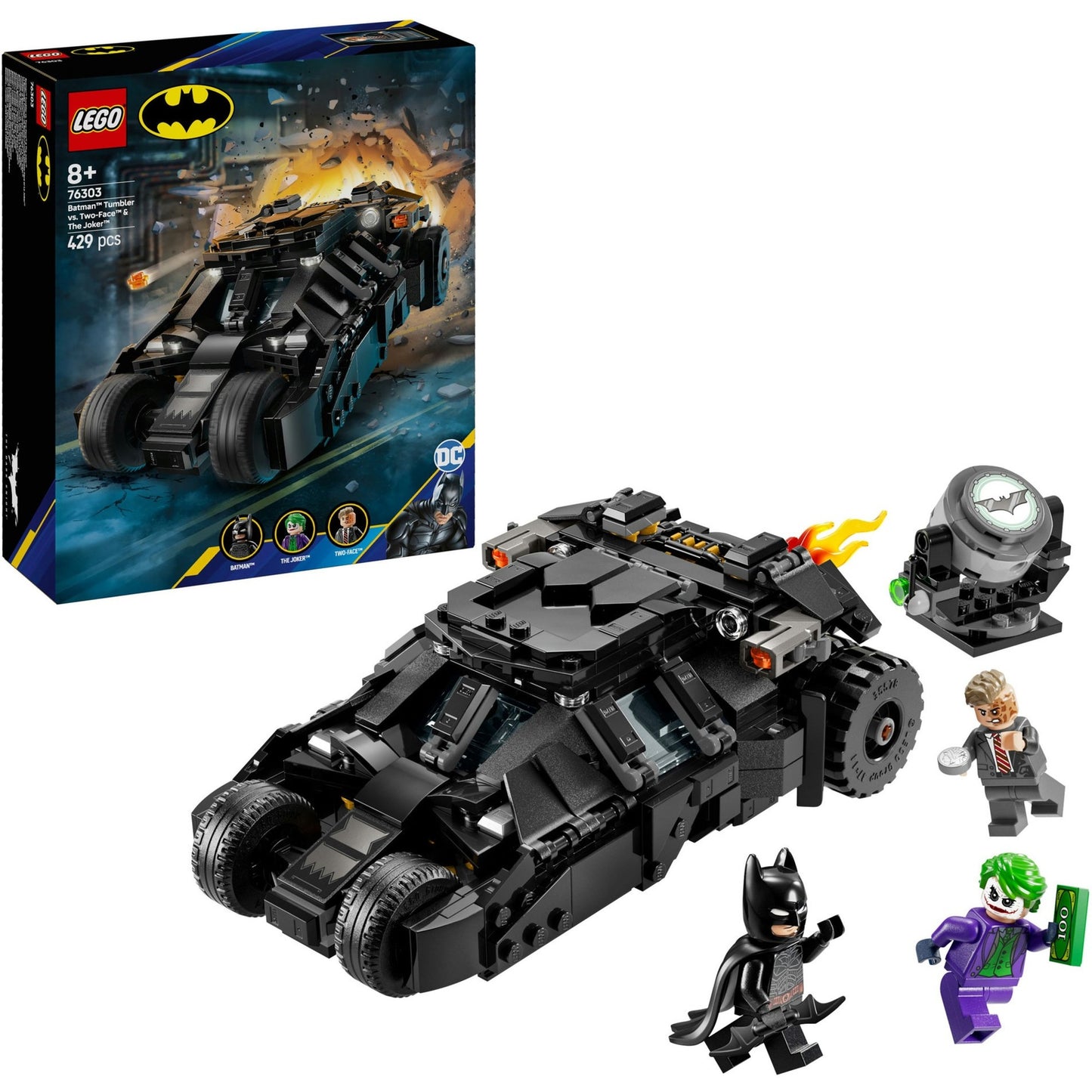 LEGO DC 76303 Batman Tumbler contro Two-Face e The Joker