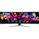 Monitor da gioco ultrawide curvo MSI MPG 491CQP QD-OLED 49 (nero, 2x HDMI, Display Port, 2x USB-A, USB-B, USB-C, 144 Hz)