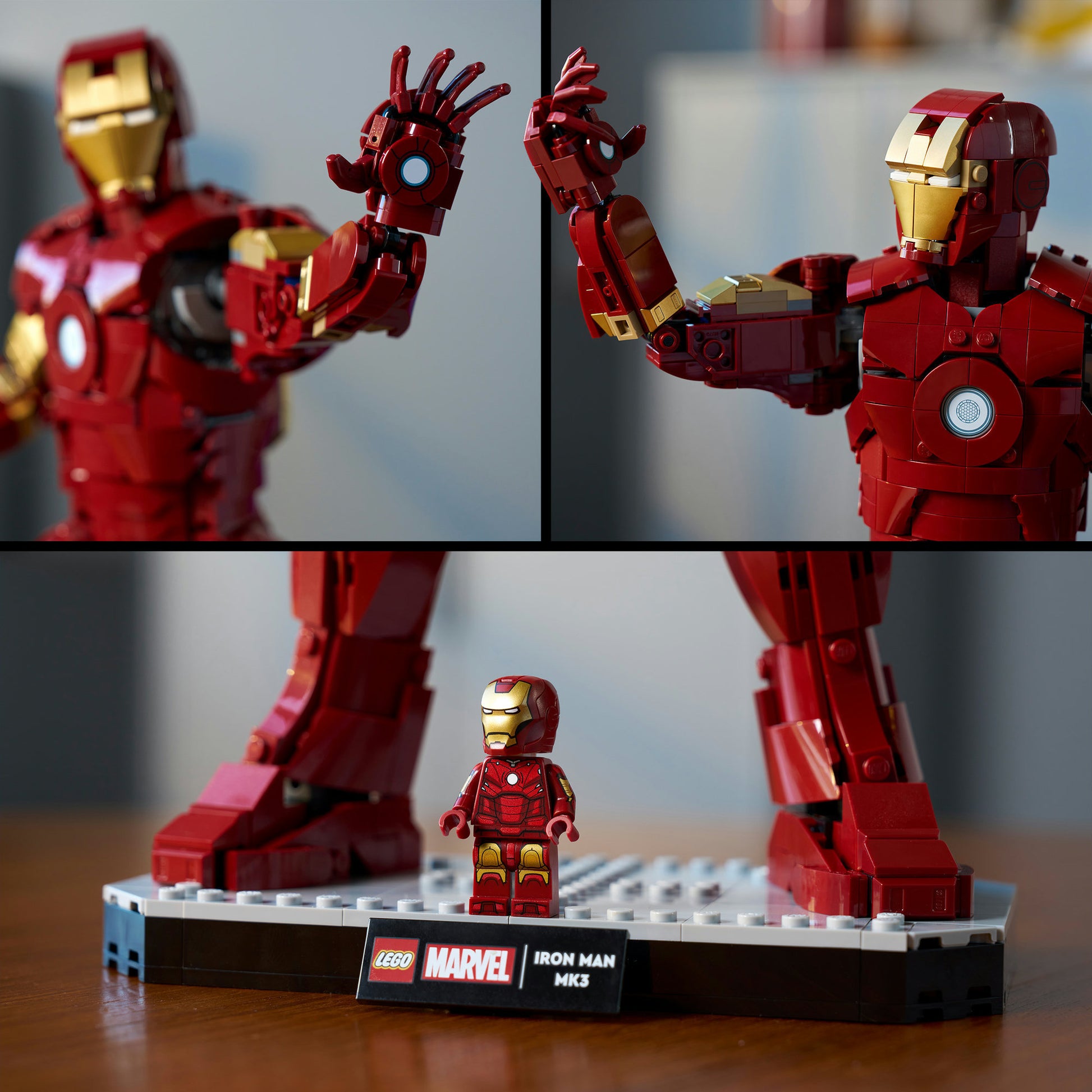 Lego superhéroes 76344 marvel iron man mark 3 edición coleccionista