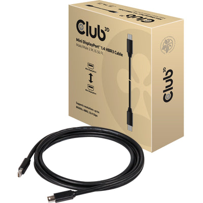 Club 3D Mini DisplayPort 1.4 Cable masculino