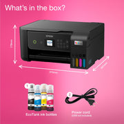 Epson ecotank et-2870 a4 multifunctionele wi-fi-printer met inkttank all-in-one inkjetprinter (zwart, scannen, kopiëren, inclusief tot 3 jaar inkt) - afbeelding 14