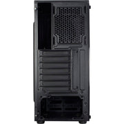 Inter-tech t-11 televen midi tower behuizing (zwart | 3x usb-a | window) - afbeelding 4