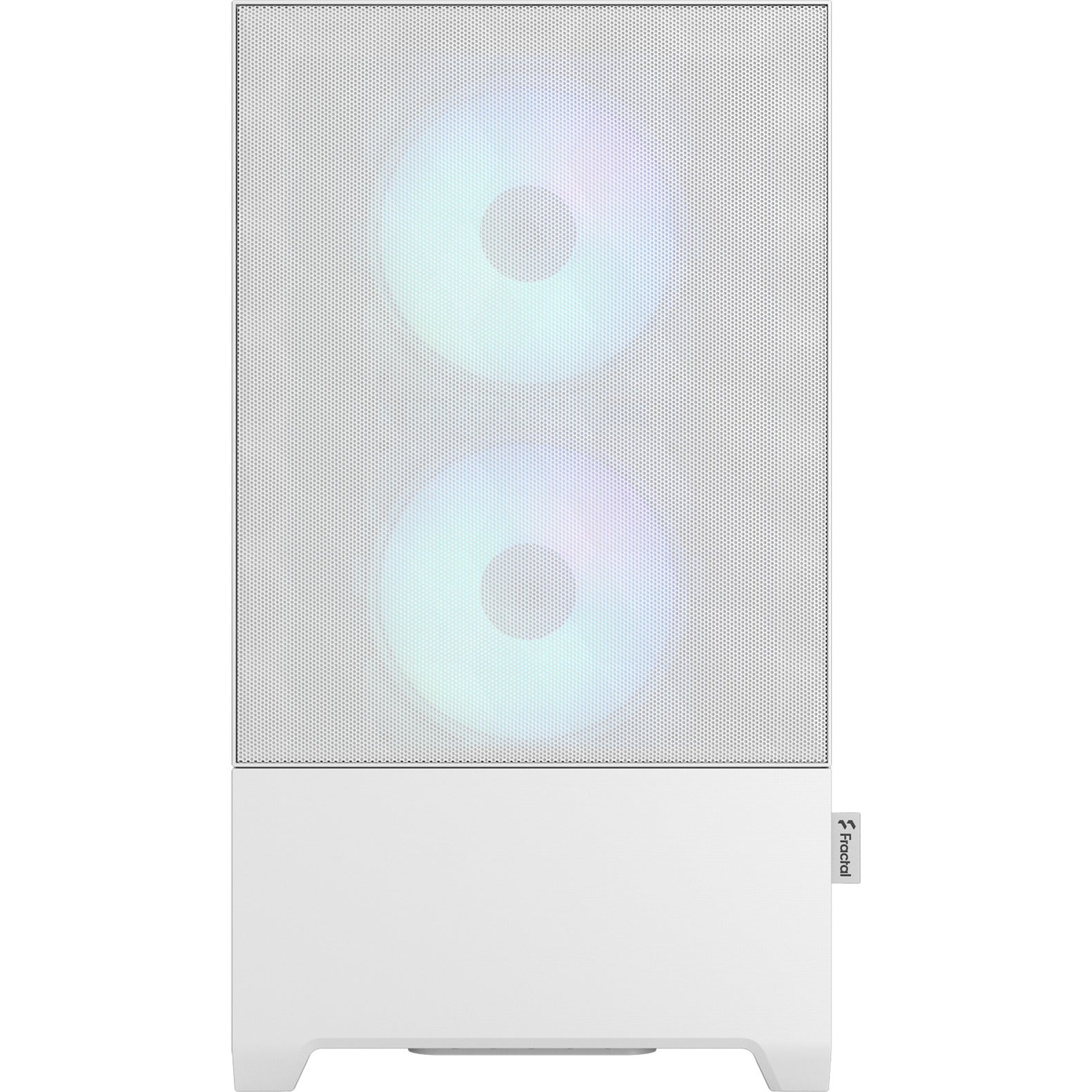 Fractal design pop mini air rgb midi tower behuizing (wit | 2x usb-a | rgb | window)