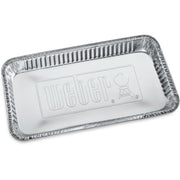 Weber lekbakjes druipschaal (zilver, 5 stuks) - afbeelding 3