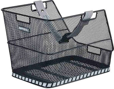 Basil Class - Bicchiere per biciclette da scuola - sul retro - nero