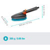 Gardena CleanSystem Handbrush M duro, con conexión de manguera